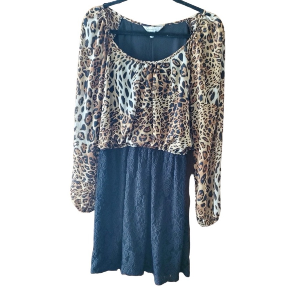 Leopard and Lace Dress